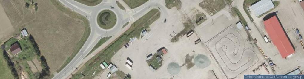 Zdjęcie satelitarne Przedsiębiorstwo Robót Drogowych w Ełku