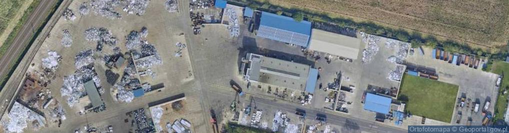 Zdjęcie satelitarne Przedsiębiorstwo Rolnicze Kruchowo
