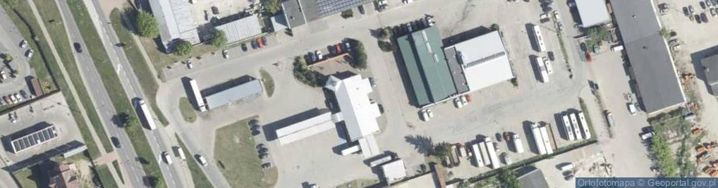 Zdjęcie satelitarne Przedsiębiorstwo Transportowe Mazury w Ełku