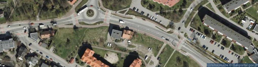 Zdjęcie satelitarne Przedsiębiorstwo Transportowo Handlowe Erda Import Eksport