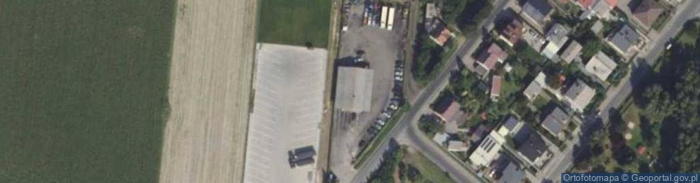 Zdjęcie satelitarne Przedsiębiorstwo Transportowo Handlowo Usługowe Berta Trans