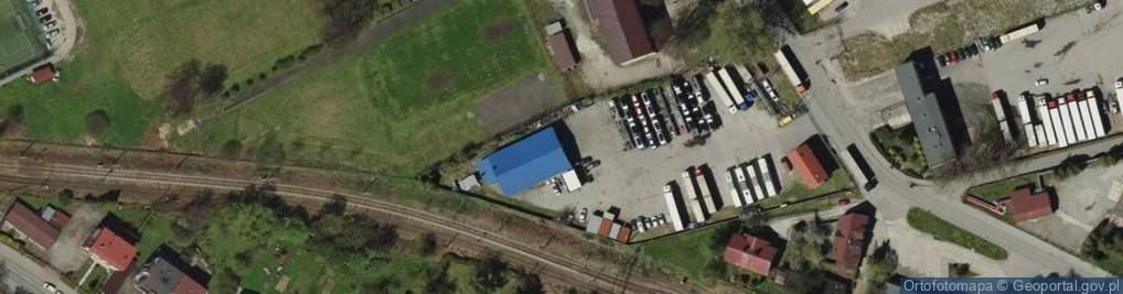 Zdjęcie satelitarne Przedsiębiorstwo Transportowo Spedycyjne Soła Trans