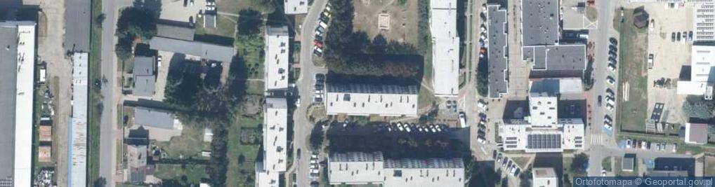 Zdjęcie satelitarne Przedsiębiorstwo Usłsługowo Produkcyjno Handlowe Iwona Kwiatkowska Waldemar Kwiatkowski