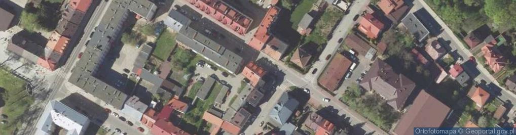 Zdjęcie satelitarne Przedsiębiorstwo Usług Geodezyjnych Geokart Łomżyński M Brzostow