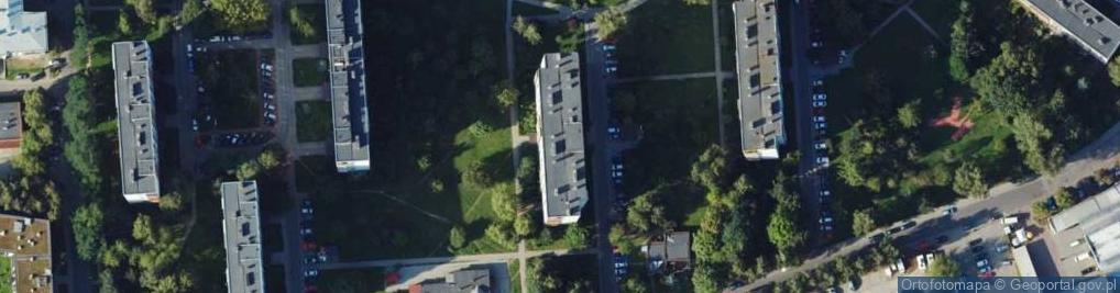 Zdjęcie satelitarne Przedsiębiorstwo Usługi Taxi