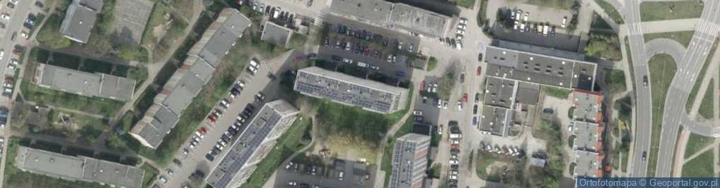 Zdjęcie satelitarne Przedsiębiorstwo Usługowe Tęcza Ewa Brzeziak Ryszard Łada