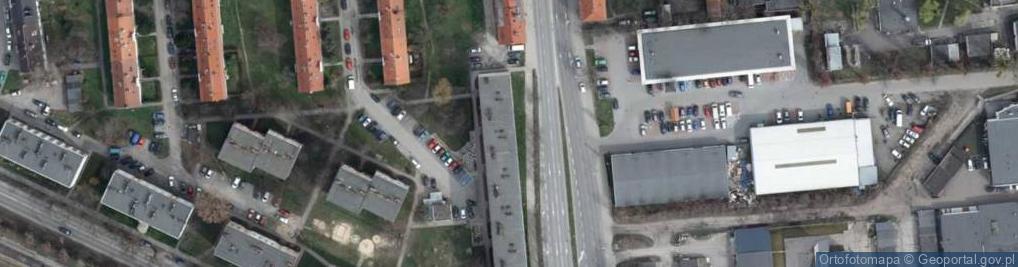Zdjęcie satelitarne Przedsiębiorstwo Usługowo Handlowe Amgrafic