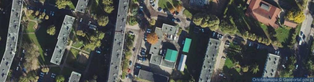 Zdjęcie satelitarne Przedsiębiorstwo Usługowo Handlowe Bar Piwny Kufelek