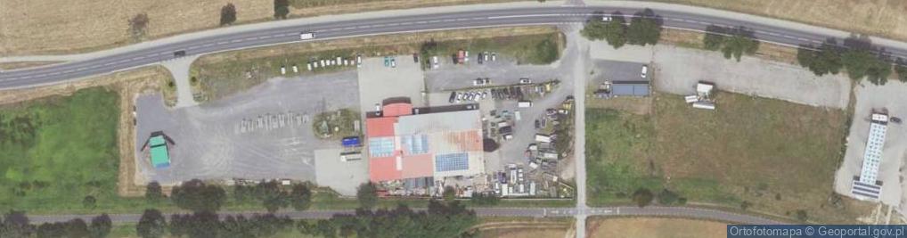 Zdjęcie satelitarne Przedsiębiorstwo Usługowo - Handlowe Broand Andrzej Błędniak Nip:612-106-78-39