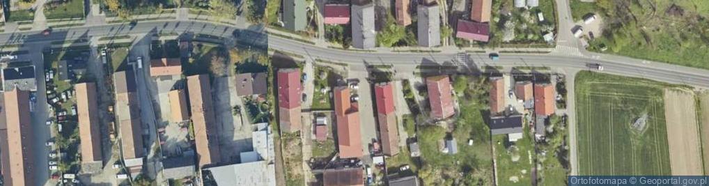 Zdjęcie satelitarne Przedsiębiorstwo Usługowo Handlowe Eda