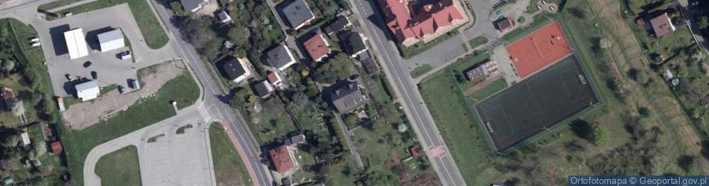 Zdjęcie satelitarne Przedsiębiorstwo Usługowo Handlowe Her Trans Auto Komis