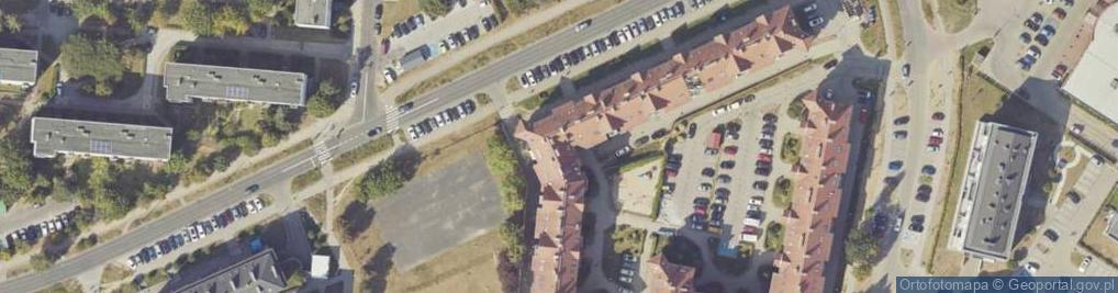 Zdjęcie satelitarne Przedsiębiorstwo Usługowo-Handlowe Plus 1 Paweł Zygmunt