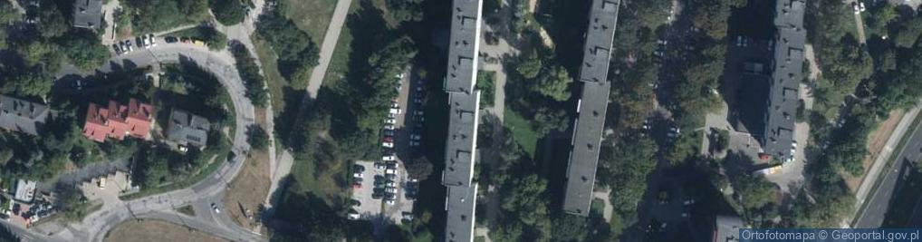 Zdjęcie satelitarne Przedsiębiorstwo Usługowo Handlowe Teks