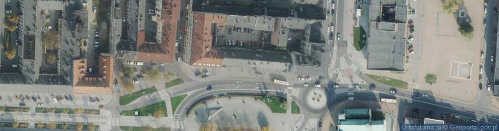 Zdjęcie satelitarne Przedsiębiorstwo Usługowo Transportowe Mega Trans A K Miara