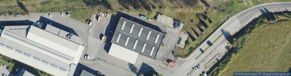 Zdjęcie satelitarne Przedsiębiorstwo Wdrożeń Budownictwa Norhip Falęcki i Piątek
