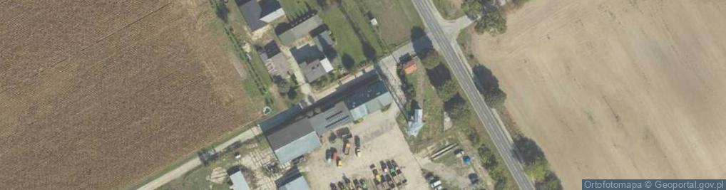 Zdjęcie satelitarne Przedsiębiorstwo Wielobranżowe Agro-Os Ryszard Kwiatkowski, Mirosław Makowski Nazwa Skrócona P.w.Agro-Os R.Kwiatkowski, M.Makowski