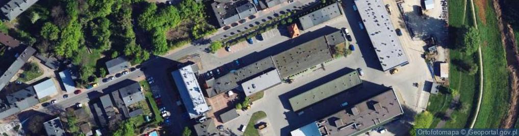 Zdjęcie satelitarne Przedsiębiorstwo Wodociągów i Kanalizacji Okręgu Częstochowskiego w Częstochowie