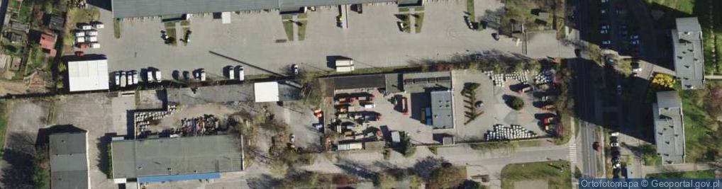 Zdjęcie satelitarne Przedsiębiorstwo Wytwórczo Usługowo Transportowe Mitrako w Likwidacji