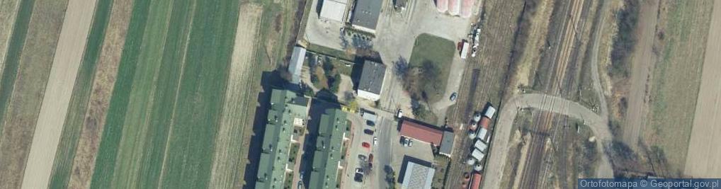 Zdjęcie satelitarne Przedsiębiorstwo Zbożowo Młynarskie Łuków