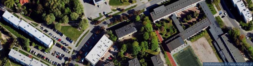 Zdjęcie satelitarne Przedszkole nr 4 " Słoneczne przedszkole" w Sieradzu