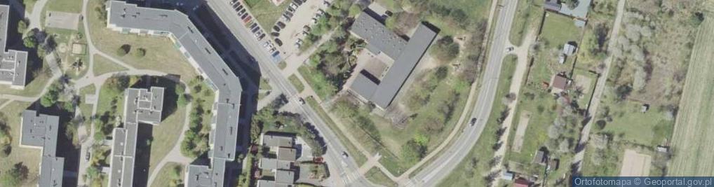 Zdjęcie satelitarne Przedszkole Publiczne nr 3 w Łęcznej
