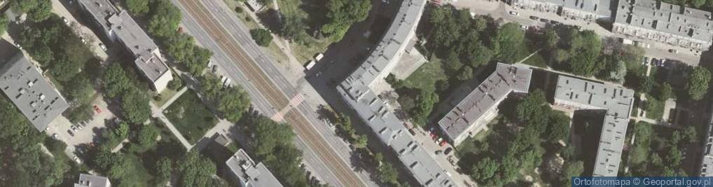Zdjęcie satelitarne Przedszkole Samorządowe nr 103 w Krakowie