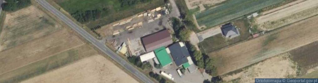 Zdjęcie satelitarne Przemysław Domański Skład Opału, Materiały Budowlane, Stali, Nawozów i Pasz