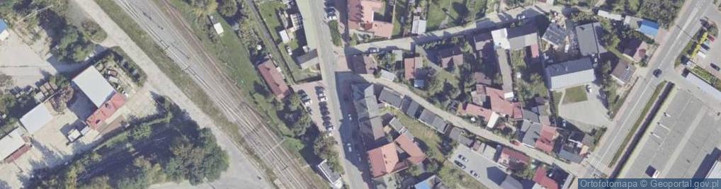 Zdjęcie satelitarne Przesdiębiorstwo Produkcyjno Handlowo Usługowe i Hurtownia Elektryczna Elmad Mariusz Śnioch Dominik Wijas