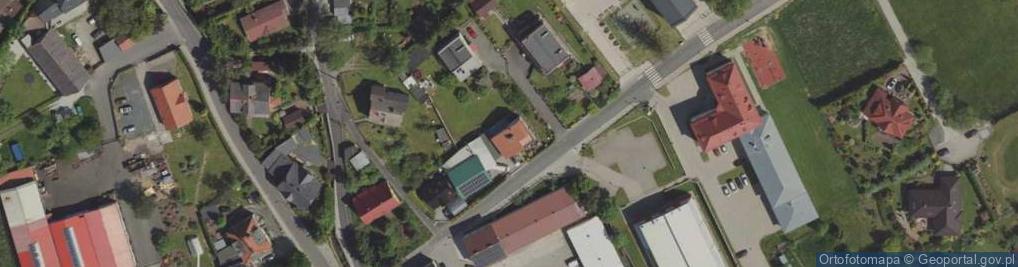 Zdjęcie satelitarne Pub "przy Kominku" B.Karmelita, Jeżów Sud.