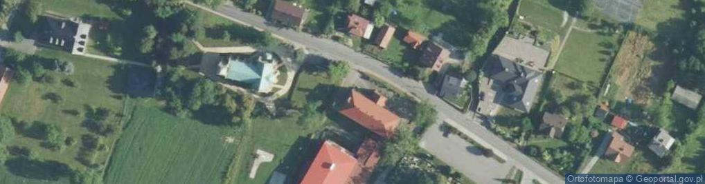 Zdjęcie satelitarne Publiczna Szkoła Podstawowa im Jana Goetza Okocimskiego w Okocimiu