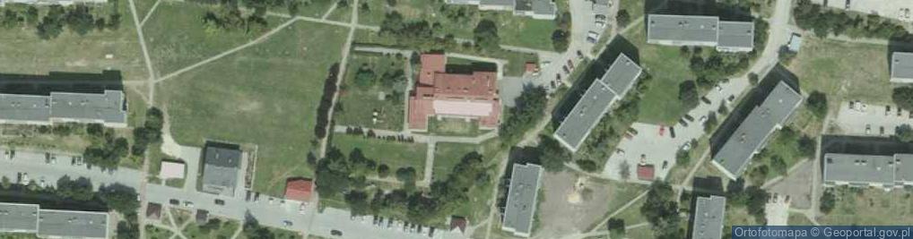 Zdjęcie satelitarne Publiczne Przedszkole nr 3 w Busku Zdroju