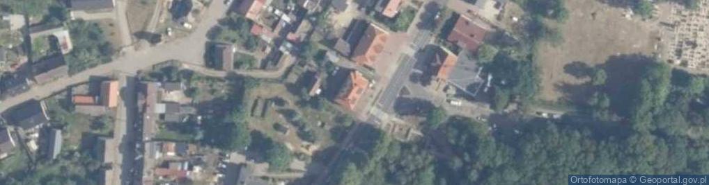 Zdjęcie satelitarne Publiczne Przedszkole w Tucznie z Oddziałami w Marcinkowicach i Płocicznie ul.Wolności 3 78-640 Tuczno