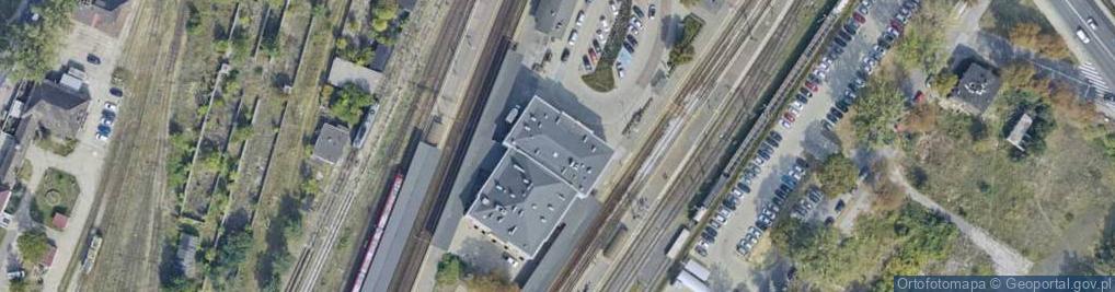 Zdjęcie satelitarne Punkt Gastronomiczno Cukierniczy Dworzec PKP Inowrocław