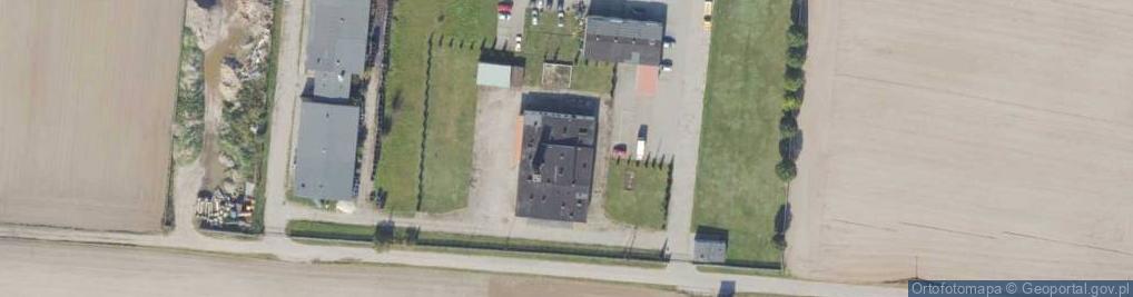 Zdjęcie satelitarne Punkt Skupu Owoców i Warzyw Karolina Nawrocka Dawid Dota