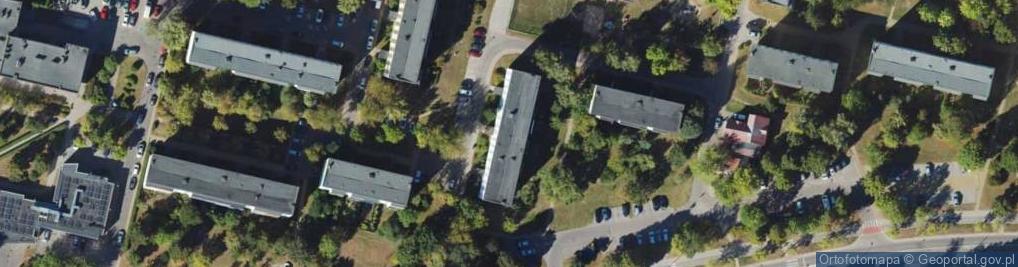 Zdjęcie satelitarne Radiomechanika Białystok