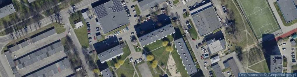 Zdjęcie satelitarne Rafał Firma Handlowo Usługowa Kubiak Rafał