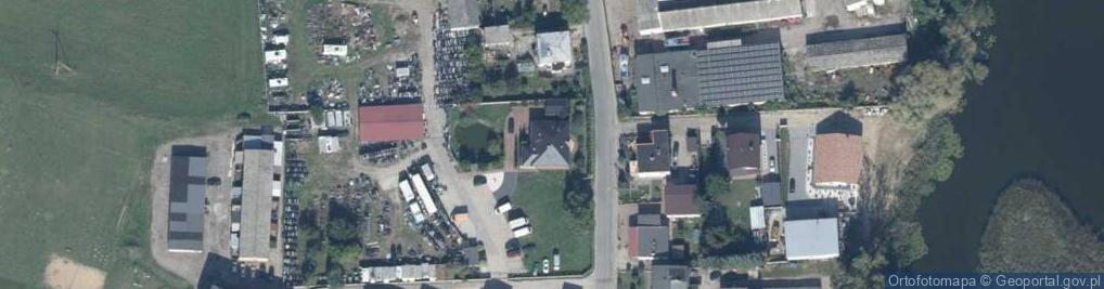 Zdjęcie satelitarne Rafał Kudliński Zakład Usługowo - Handlowy - Lakiernictwo Pojazdowe