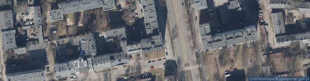 Zdjęcie satelitarne Rajskie Jadło