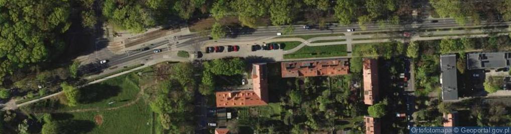 Zdjęcie satelitarne Ramotowski w., Wrocław