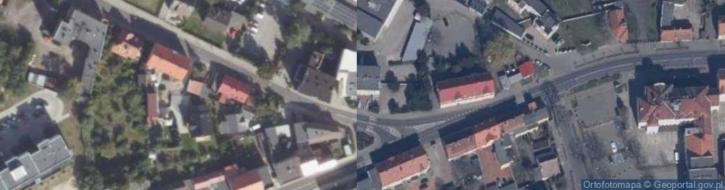 Zdjęcie satelitarne Rawicka Grupa Zbożowa