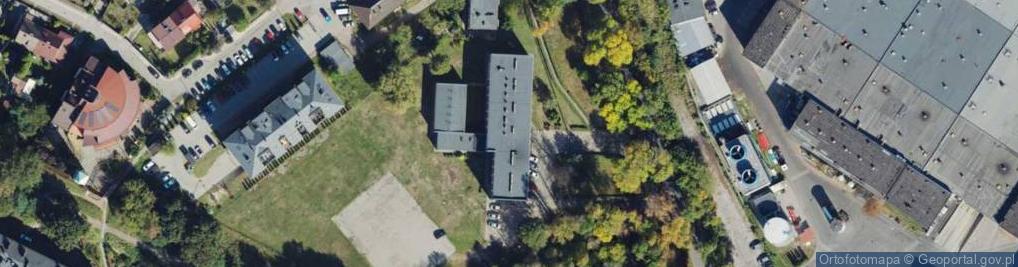 Zdjęcie satelitarne Regionalne Centrum Kształcenia Ustawicznego w Sosnowcu Medyczna Szkoła Policealna Województwa Śląskiego