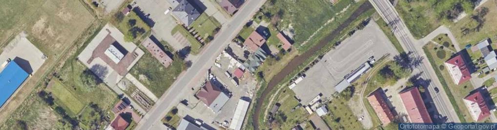 Zdjęcie satelitarne Robert Pukas Zakład Wulkanizacyjny Handlowo-Usługowy