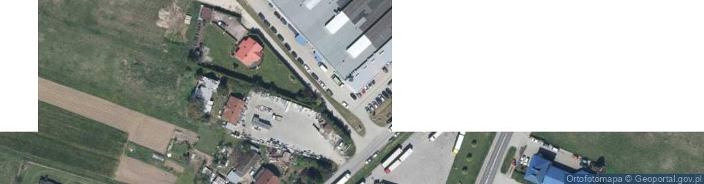 Zdjęcie satelitarne Rockfin. Zakuwanie węży hydraulicznych.
