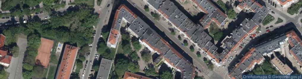 Zdjęcie satelitarne Rorbach R., Wrocław