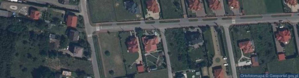 Zdjęcie satelitarne Róża Konasiuk Projekty i Nadzory Drogowe