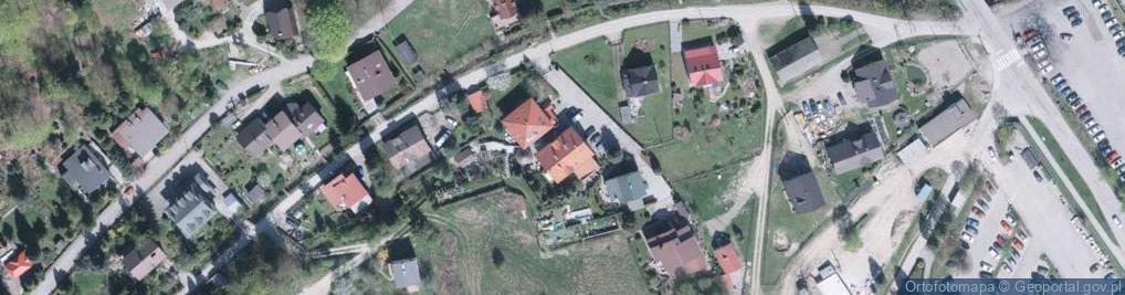 Zdjęcie satelitarne Ryszawy Elżbieta Willa pod Czantorią