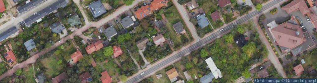 Zdjęcie satelitarne Rzeczoznawca Wycena Nieruchomości Beata Tyfle Szpilarska