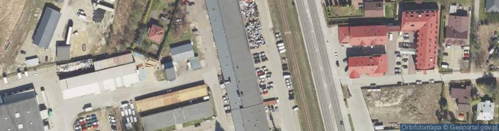 Zdjęcie satelitarne Rzeszowskie Zakłady Graficzne w Likwidacji