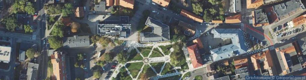 Zdjęcie satelitarne Sąd Okręgowy w Zielonej Górze