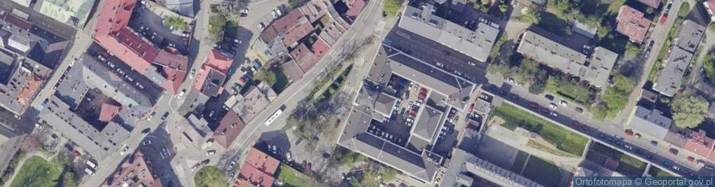 Zdjęcie satelitarne Sąd Rejonowy w Cieszynie